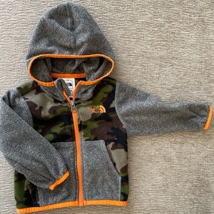 The North Face zip up baby boy 6-12 month